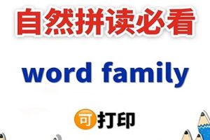 《Word family tales》英语自然拼读绘本全25册PDF