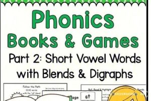 自然拼读读本游戏练习册 Phonics Books & Games 共4册PDF