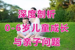 《深度剖析0-6岁儿童成长与亲子问题》亲子教育视频讲座-主讲吴国宏