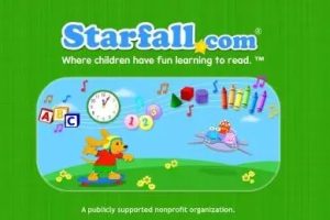 Starfall.com儿童英语启蒙(11个部分373个PDF+音频)获得美国教育部奖章的网站