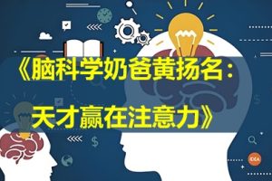 《脑科学奶爸黄扬名：天才赢在注意力》儿童早教音频全21集