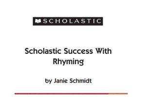 《Scholastic Success With Rhyming》全套PDF下载