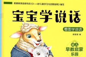 宝宝学说话系列绘本共4册幼儿识字启蒙绘本