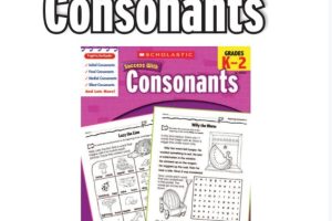 美国小学教辅：学乐必赢辅音练习册Scholastic Success with Consonants Series 2册