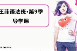 2019王菲语法班第9季精品课