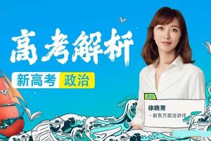 2024徐晓箐高三高考政治(寒假班)网课视频