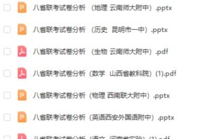 2025年高考八省联考试题分析PDF大全套电子版