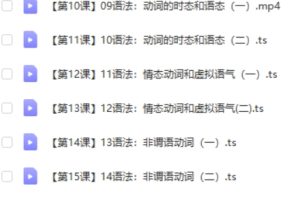 高考英语名师复习课程