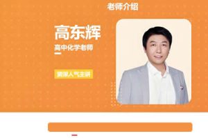 2023高东辉高中高二化学网课（上学期）知识视频 服务规划 学业规划 加油包合集