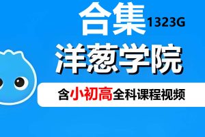 【洋葱学院】合集-含小初高全科课程视频1323G