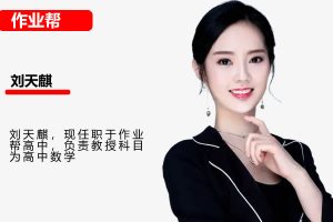 2024刘天麒新高二数学目标双一流班·1期 网课视频