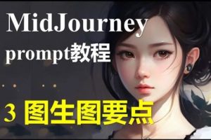 AI绘图作画教学-Midjourney入门到精通（教学视频）