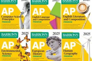 Barron’s AP 15科AP巴朗全套教材PDF2025版下载Physics/Precalculus/Chemistry/Statistics/Calculu