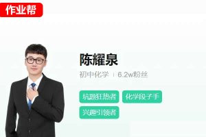 陈耀泉初三中考化学2026秋上实验科学自主学习·TY·A+4期网课视频