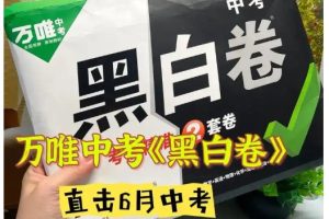 2025年万唯中考黑白卷7科全套 (多版本)+答案 PDF下载