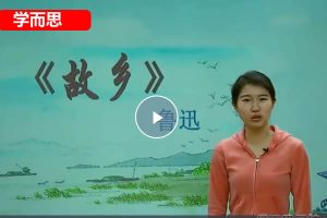 学而思网校初中初三语文人教版60讲网课视频