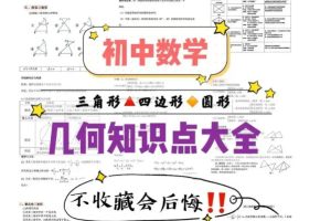 全网最全初中几何专题复习资料汇总