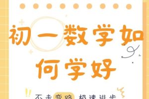 初中初一数学七年级解题大招网课视频