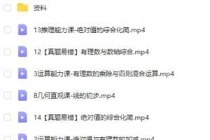 2024魏爽初一数学北师版S秋季班网课视频