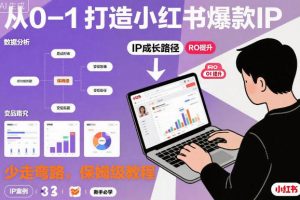 从0-1如何打造一个小红书爆款IP，少走弯路