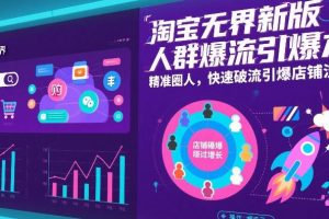 淘宝无界新版人群爆流引爆术，快速破流引爆店铺流量