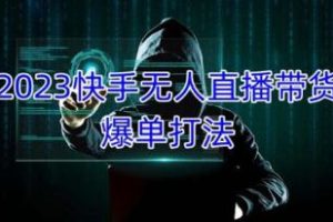 使用快手进行无人直播销售实现高额月收益,稳定正规且可批量操作