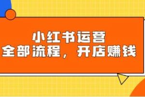 掌握小红书运营策略与规则，轻松开设店铺实现盈利