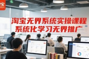 淘宝无界系统实操课程，系统化学习无界推广