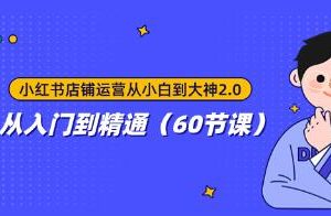 从零基础到熟练掌握：《小红书店铺运营指南2.0》