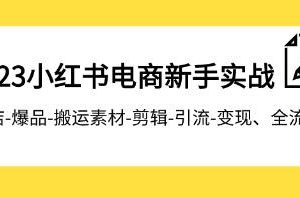 《小红书电商新手实战指南：从开店到爆品，全方位教程》