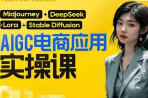 AIGC电商应用实操课，从0-1用AI做电商