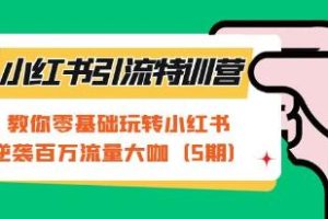 小红书引流训练营第五期：零基础新手如何驾驭小红书