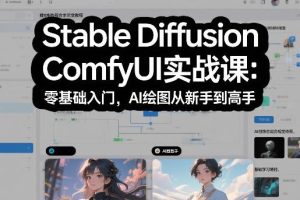 Stable Diffusion ComfyUI实战，零基础入门，AI绘图从新手到高手