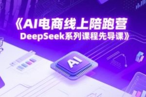 AI电商线上陪跑营，DeepSeek系列