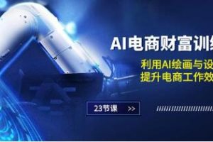 《AI电商财富训练营》利用AI绘画与设计，提升电商工作效率