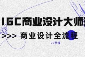 AIGC商业设计大师班：掌握商业设计的全方位流程