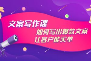 【副业3353期】爆款文案写作与变现：董十一文案写作课，如何写出爆款文案，价值1999