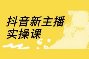 【第9204期】抖音新主播实操课，直播间流量运营线上实操课(18节)