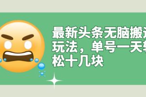 【副业3076期】头条搬运视频怎么过原创：最新头条无脑搬运玩法【视频教程+搬运软件】