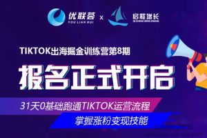 【副业2412期】9月TikTok出海掘金训练营第8期（视频课+文档）