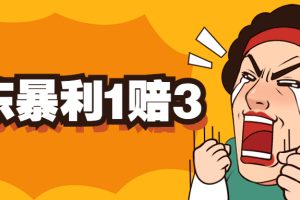 【第4585期】京东赔付怎么操作：京东暴利一赔三，单号可下车1W+，新号基本稳下（仅供揭秘）