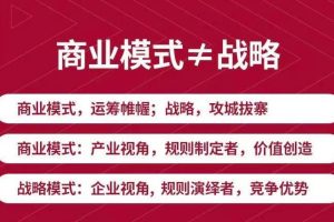 【副业3536】商业模式怎么设计：《新商业模式与利润增长》实战+落地+系统课程