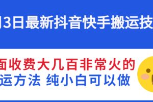 【副业3201期】短视频搬运怎么做：抖音快手搬运技术，6月最新搬运方法（视频教程）