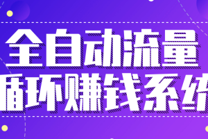 【副业2387期】全自动流量循环赚钱系统-五位一体盈利模型特训营