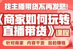 【副业2061期】如何玩转直播带货-实战教程