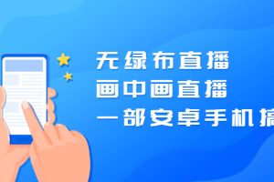 【副业2495期】动态直播间：无绿布画中画直播，一部安卓手机搞定【视频课程】