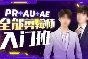 【第8940期】PR+AU+AE全能剪辑师入门班2025年 PS大神