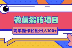 【副业2240期】批量操作微信搬砖项目实战视频课