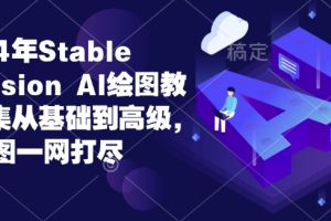 【第8822期】2024年Stable Diffusion Al绘图教程全集从基础到高级