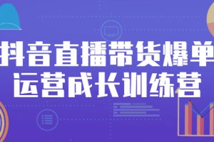 【副业2970期】抖音直播卖货怎么操作：手把手教你玩转抖音直播爆单带货